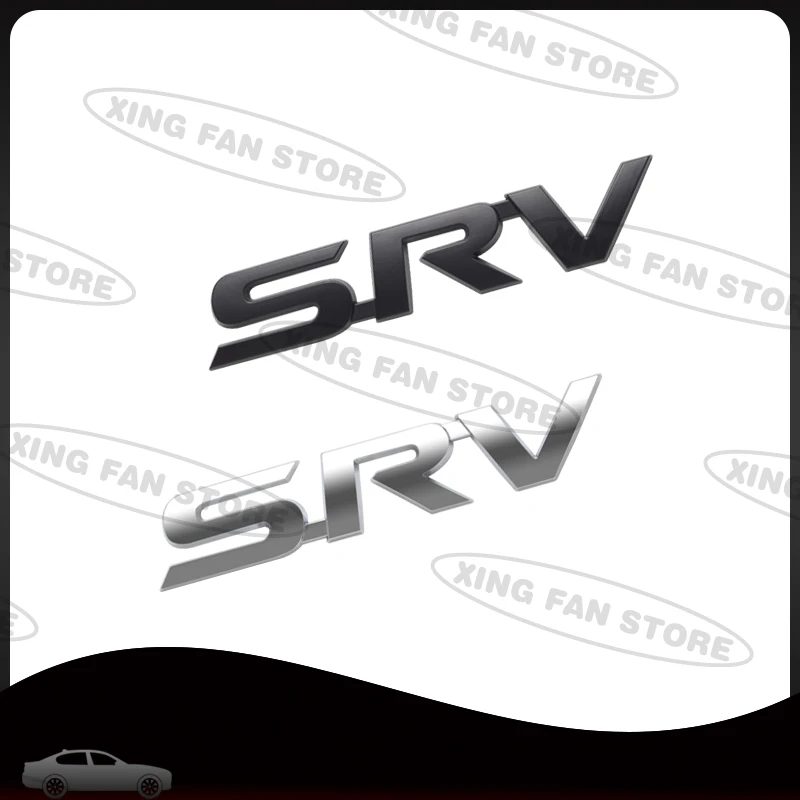 تصفيف السيارات SRV شعار سيارة الخلفي الجذع شارة ملصق مائي الجسم لتويوتا هايلكس ريفو فيجو D4D بيك اب ملحقات الشاحنة
