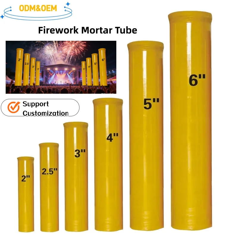 2.5‘’ 3‘’ Shell Buis Firework Tubes for Wedding New Year Mortar Tube Fire Crackers Mortierbuis Mortel