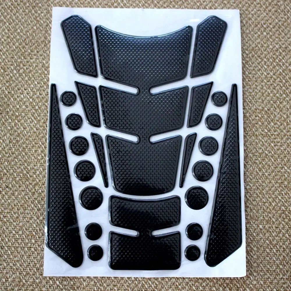 Motobike Supplies Protector Pad Dots Multicolor Edge Modification Accessories 3D Fish Bone Decals Motorcycle Fuel Tank Stickers