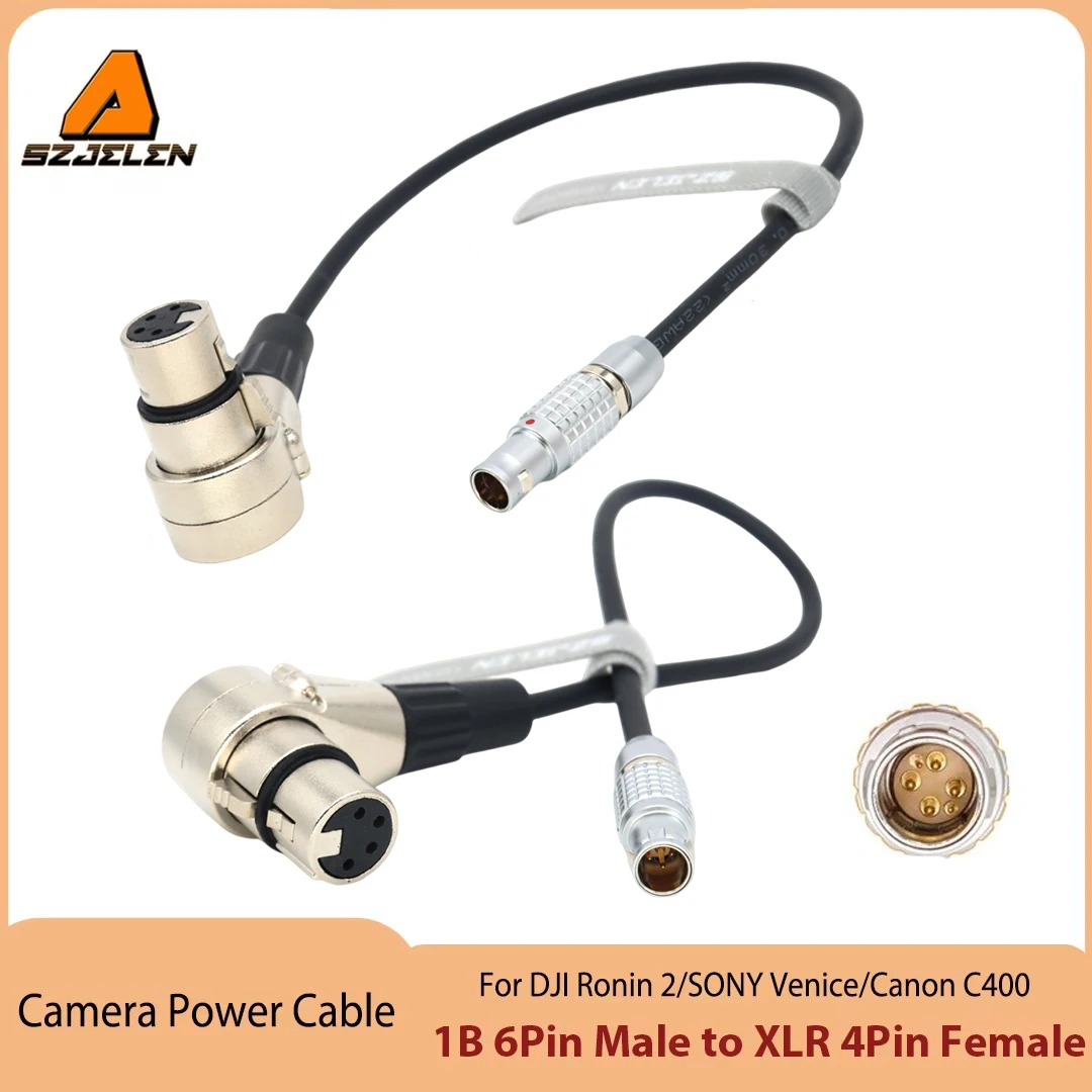 Power Cable for DJI Ronin 2 Power 1B 6Pin Male to XLR 4Pin Female for SONY Venice, Canon C400 Camera Free Shipping