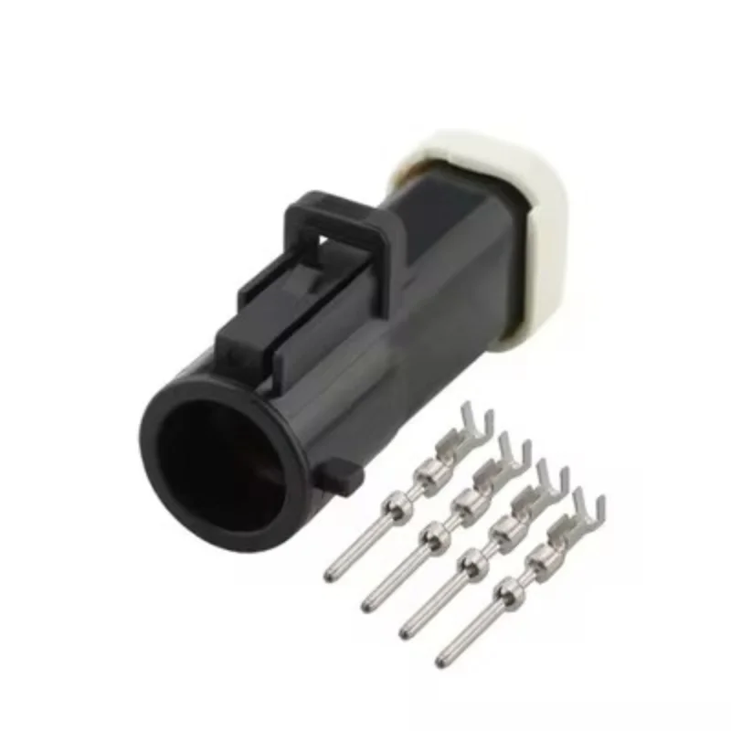 

4 Pin/way Automotive waterproof connector female male F20B-14A624-DA O2 Oxygen Sensor Connector plug for Ford