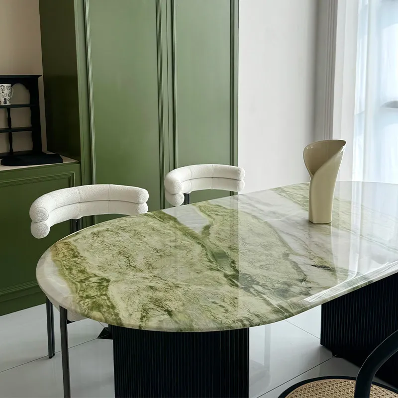 Lounge Marble Dining Table Salon Lounge Restaurant Designer Corner Modern Dining Table Luxury Corner Muebles Home Furniture