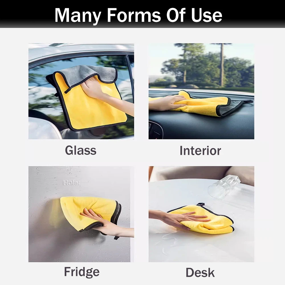 Microfiber Towel Car Cleaning Cloth Super Absorbent Wash Towel Car Detailing Cleaning Drying Towel Car Care Accessories