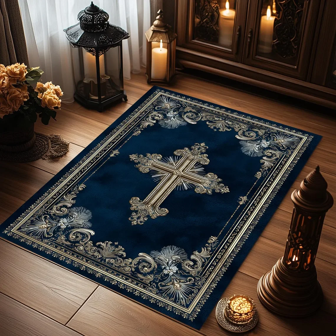 Christian Prayer Rug Traditional Abstract Carpet Home Decor Rug Modern Popular Rug