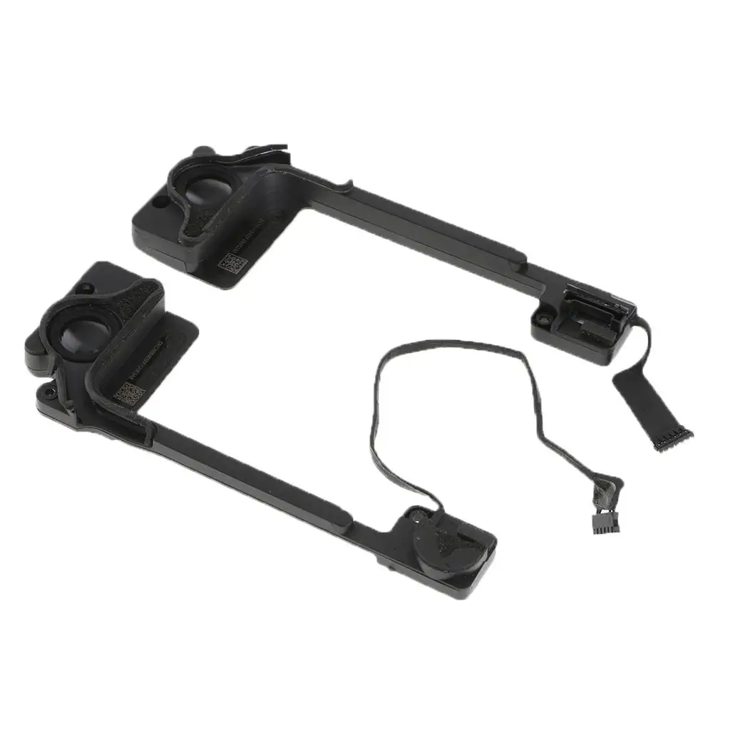 Internal Laptop Speakers Black Plastic Alloy Replacement Left Right for Compatible Pro A1502 Notebook