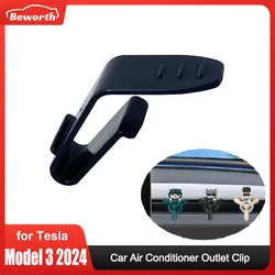 Per Tesla Model 3 Highland 2024 Clip di uscita del condizionatore d'aria presa d'aria deodorante per aromaterapia Gadget nuovo modello3 accessori per auto