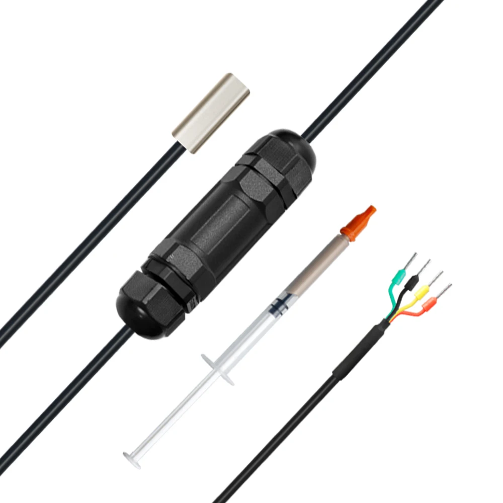 220-01 Paste Probe Ip67 Platinum Resistance Thermoelectric Pt100 Pt1000 Temperature Sensor for PV Module Solar Panel Surface