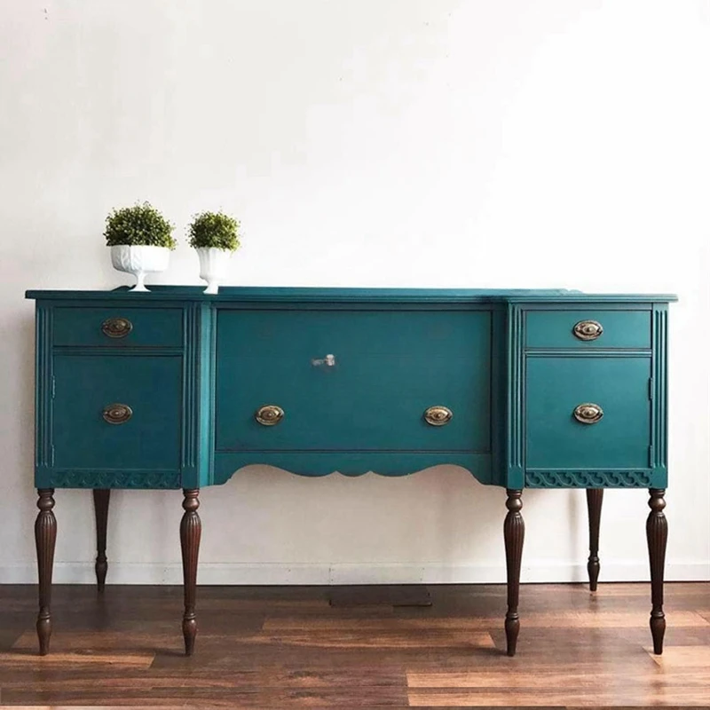 

Vintage entrance, living room, solid wood carved dining cabinet