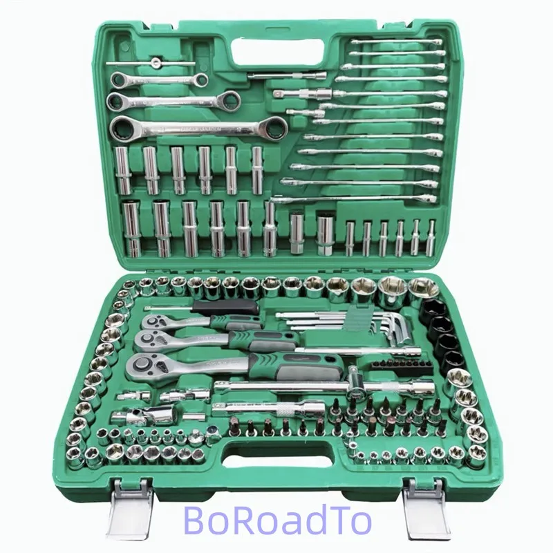 216pcs Car Repair Tool Kits Portable Socket Wrench Set