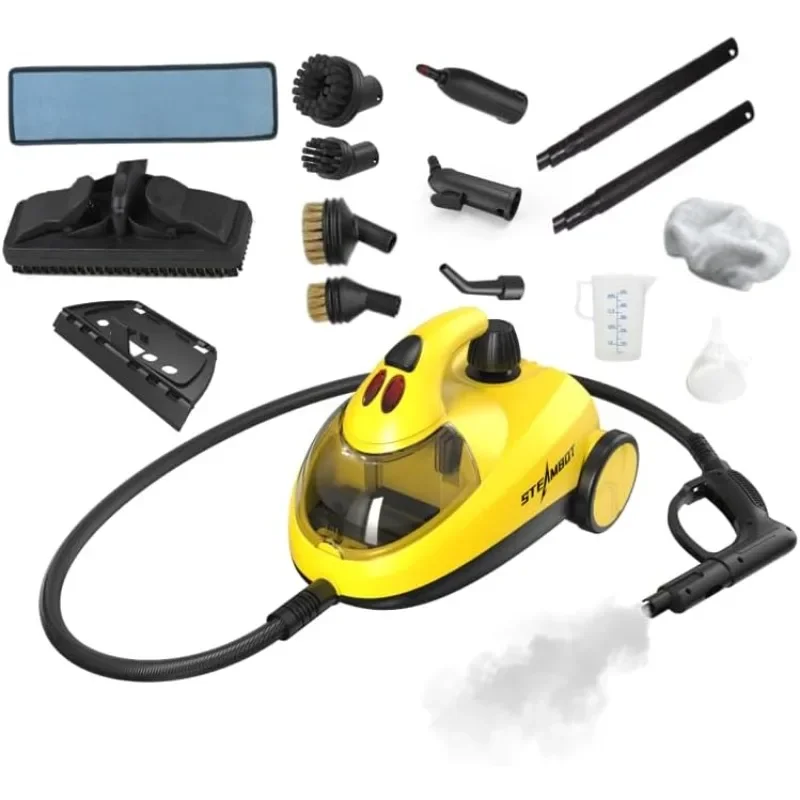 

Пароочиститель Steambot мощностью 15 в 1, глубокая очистка для дома, полов, автомобилей, плиток, затирки, духовки, канавок, радиусов
