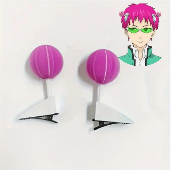 Saiki Kusuo accesorios para el cabello gafas la vida desastrosa de Saiki Kusuo gafas de Cosplay verde accesorio de Cosplay diario Anime