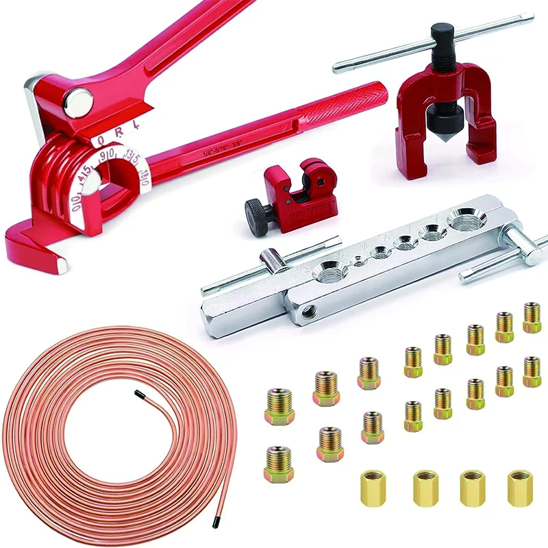 Brake Pipe Repair Kits Accessories Car Brake Line Fittings Roll Coil 3/16