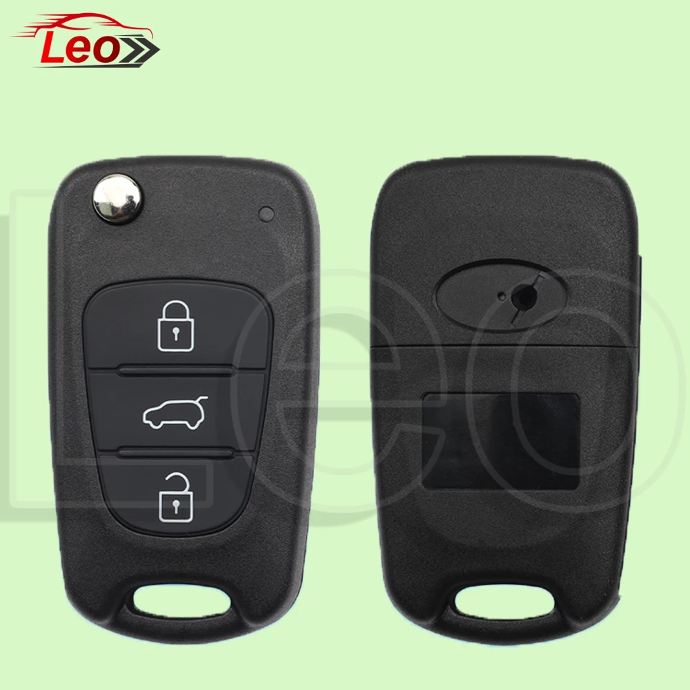 Car Flip Remote Key 433MHz ID:46CHIP  For Kia Picanto Sportage K5 K2 For Hyundai I20 I30 IX35 I35 Accent Solaris Elantra Picanto