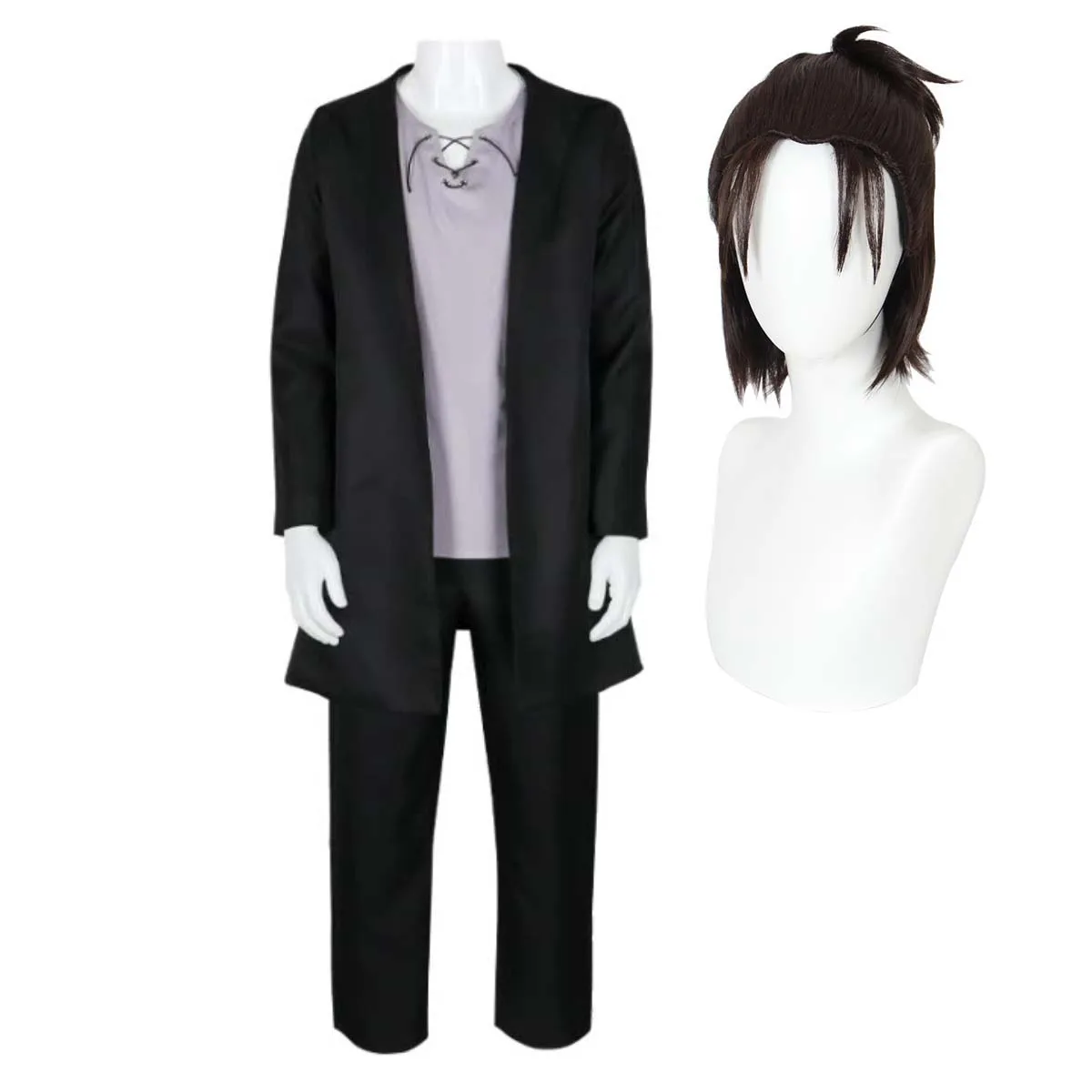 festa-de-carnaval-anime-titan-men-eren-jaeger-cosplay-ou-peruca