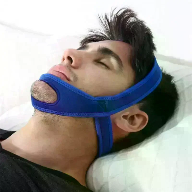 Anti Apnea Jaw Solution Sleep Support Apnea Belt Neoprene Anti Snore Stop Snoring Chin Strap Belt Adjustable SleepCare Tool 1Pcs