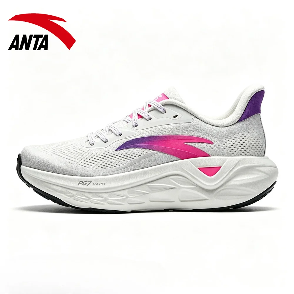 ANTA PG7 ULTRA Men's Road Running Shoes Breathable Shock-Absorbing Wear-Resistant Comfortable Jogging Sports Shoes