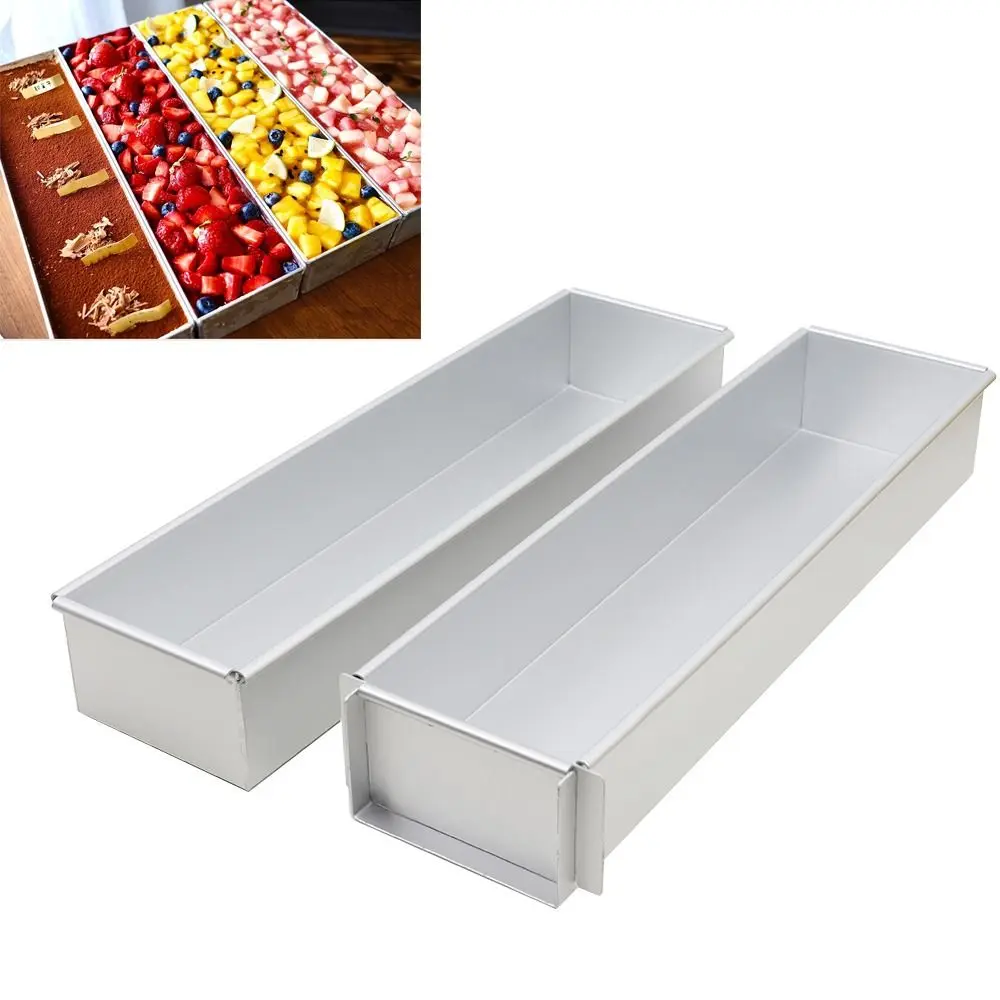 

Professional Aluminium Alloy Loaf Pan Long Non Stick Cake Baking Pan Activity Edge Durable Rectangular Bread Mold Cakes