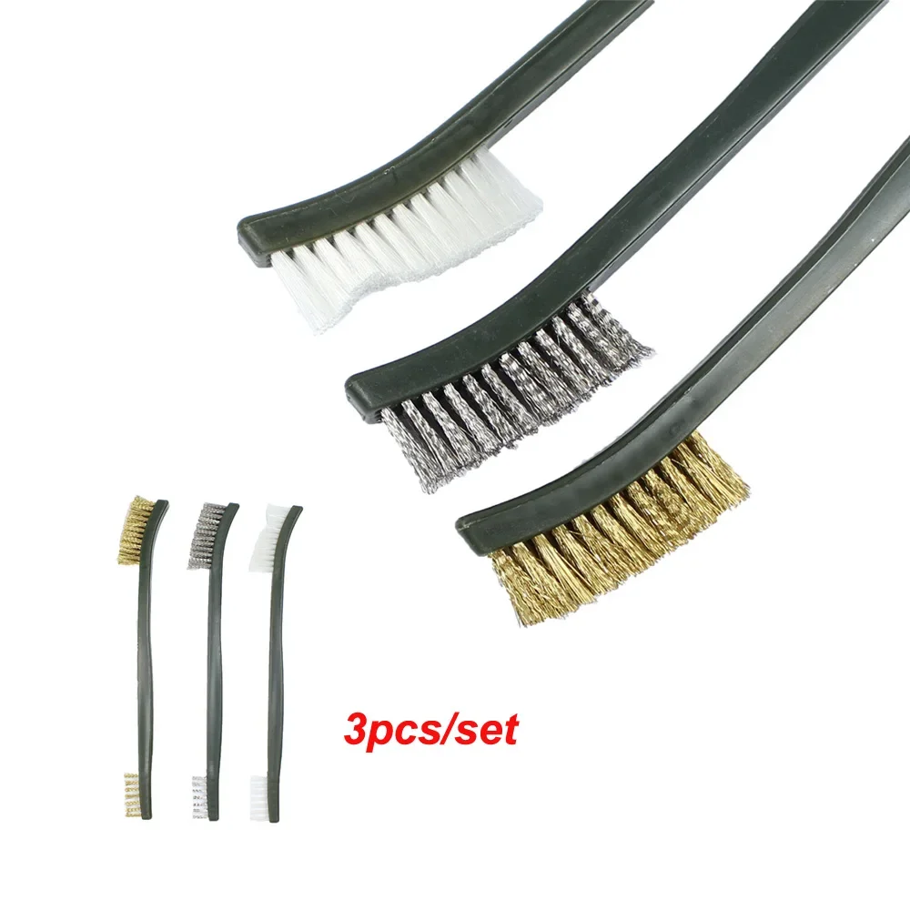 

3pcs Gun Cleaning Set Brush Double-headed Cleaning Kit Hand Gun Hunting Accessories Tactical Gun Rifle Clean Tool
