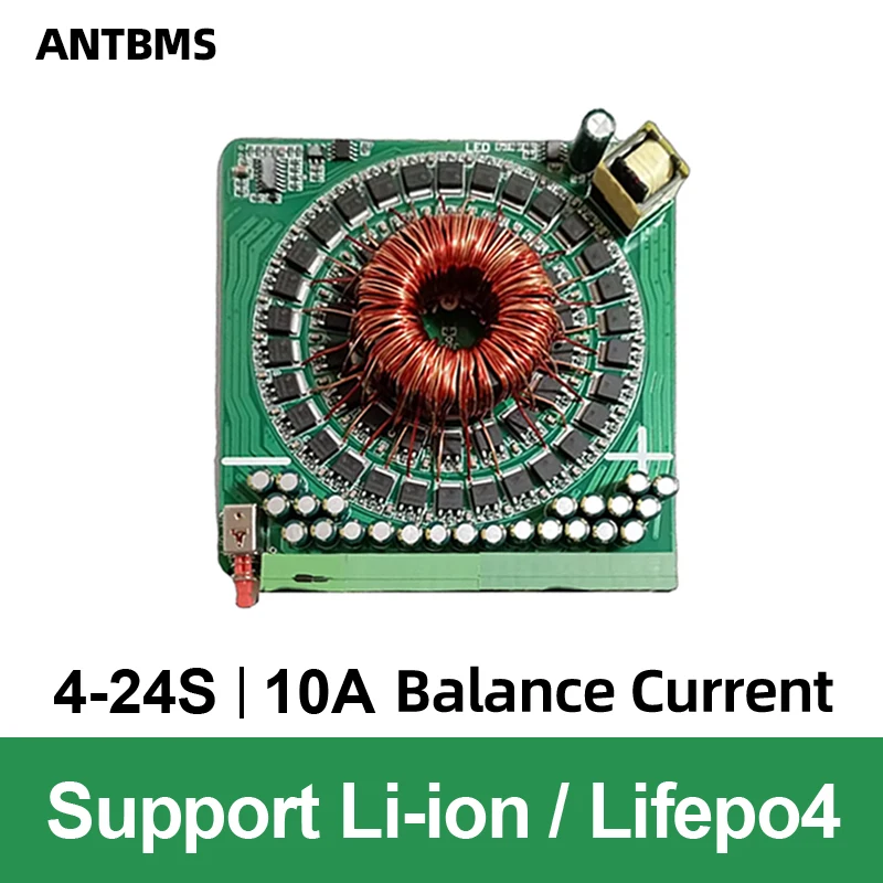 ANT BMS DYMLE Smart Active Balancer 4~24S Cells Balancer Lifepo4 Li-ion Battery Energy Capacitor Lithium Pack BMS Accessories