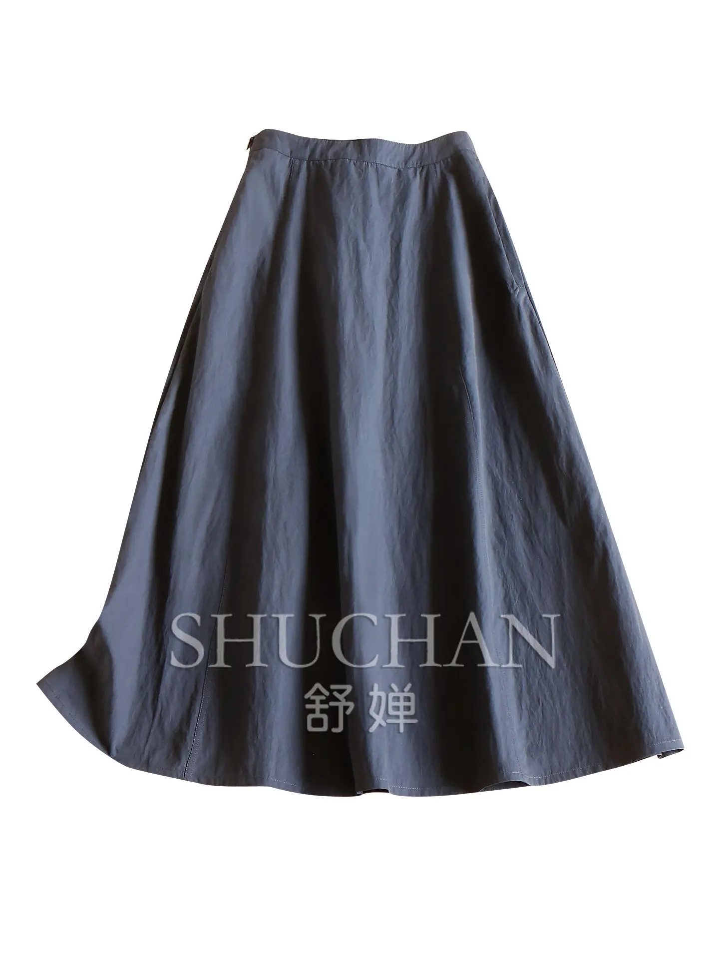 

Simple and Refreshing, Thin, High Waist Loose and High Cotton A-shaped Skirt for Women 38M9