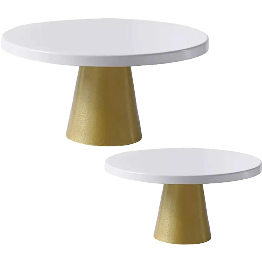 

2Pcs Cake Stand Tray 12 Inch Metal Wrought Iron Dessert Display Bracket Cupcake Holder Stand Decorative Kitchen Barware