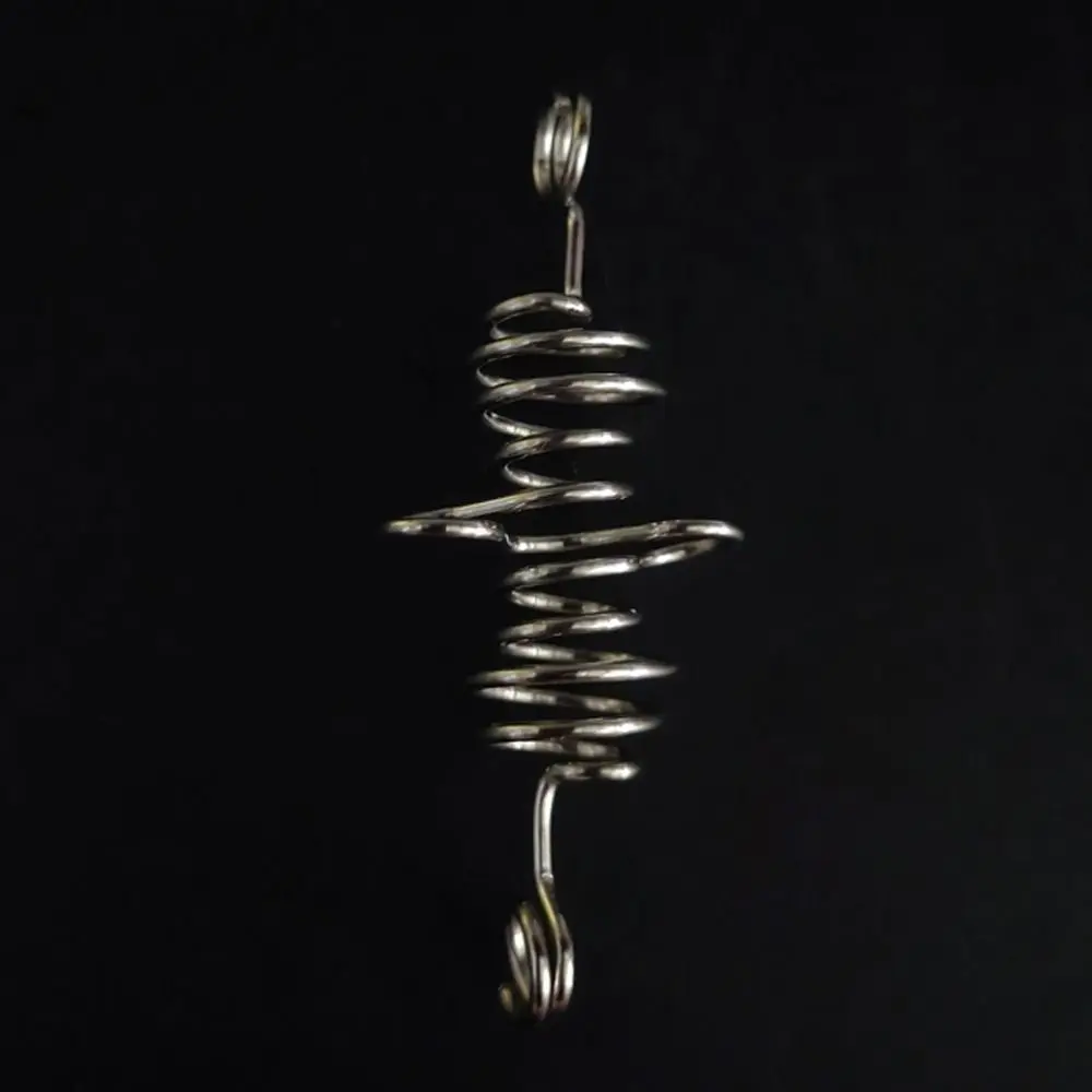 

20pcs Lure Stainless Steel Fish Hooks Spring Jig Style Spring Design Bait Feeder Fishbait Feeder Fly Fishing Hooks Bait Fishing