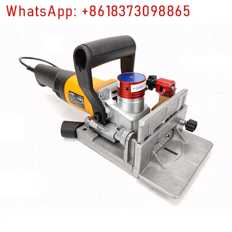 النجارة لامينو ماكينة تشقيب وتجعيد البسكويت موصل رامينو غير مرئية الأثاث اثنين في واحد السحابة أداة كهربائية