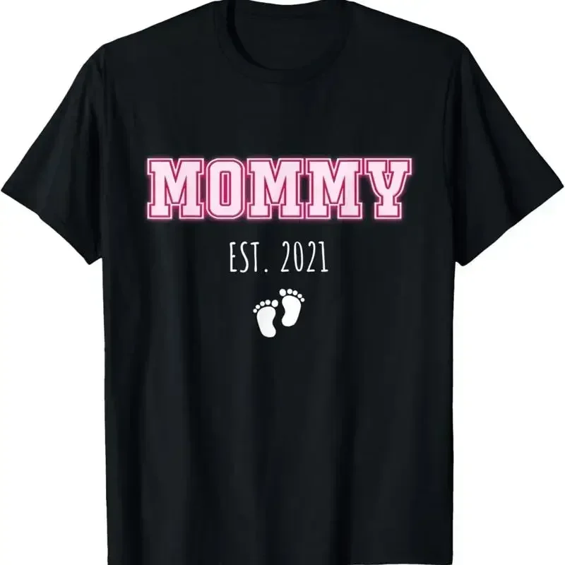 Mommy Est 2021 Expecting Mum Mother S For New Mom T Shirt