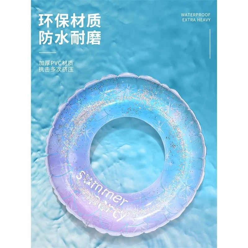 풍선 수영 반지 성인 어린이 여분의 두꺼운 수영 장비 여름 수영장 해변 물 안전 팔 Floaties 휴대용 수영