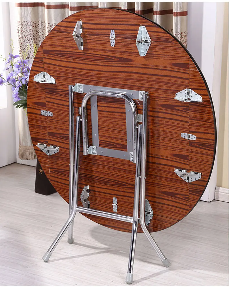 Durable 4PCS Heavy Cross Spring Folding Hinges Table Support Folding Hinges Round to Square Table Leaf Hinges Desktop Flip Hinge