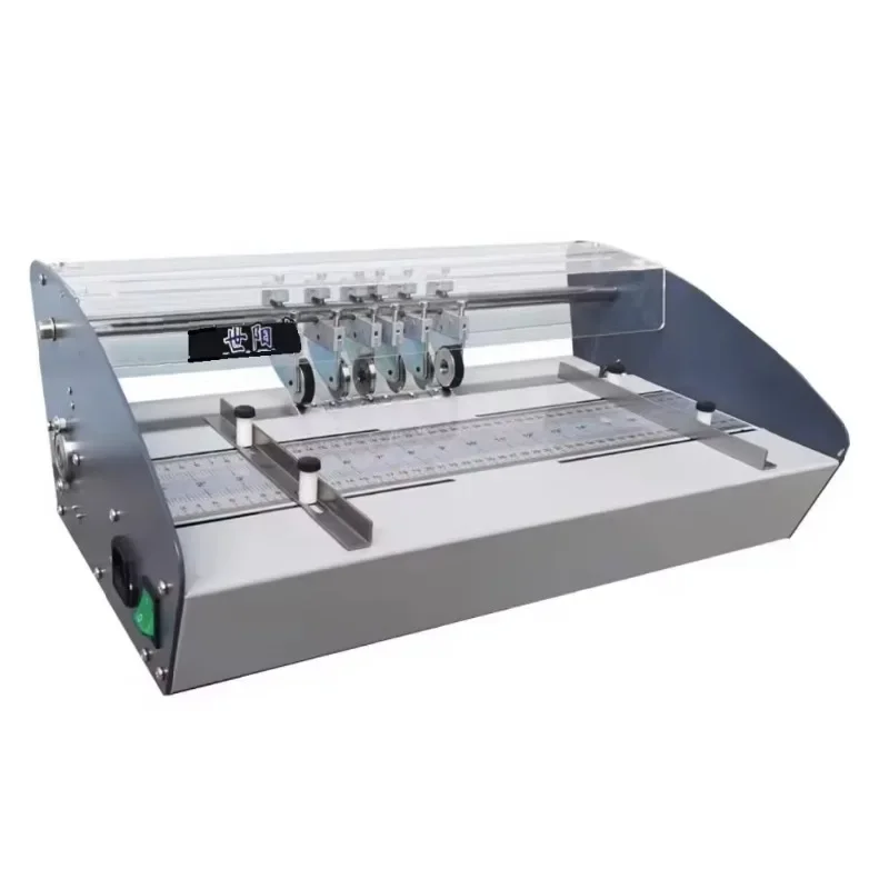 Machine de rainurage et perforation  papier  grande taille  520mm avec CE