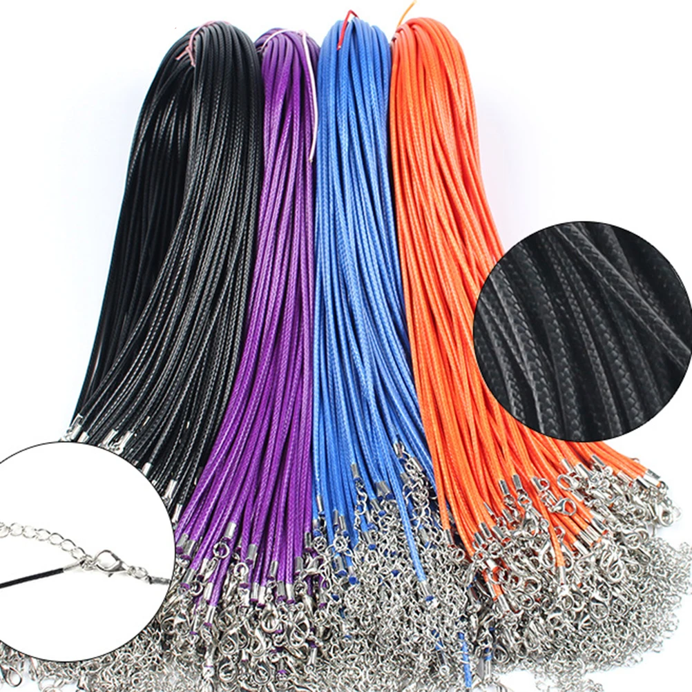 

10 Pcs Wax Rope Necklace Jewelry Cord for Bracelets Making Supplies Waxed Cords
