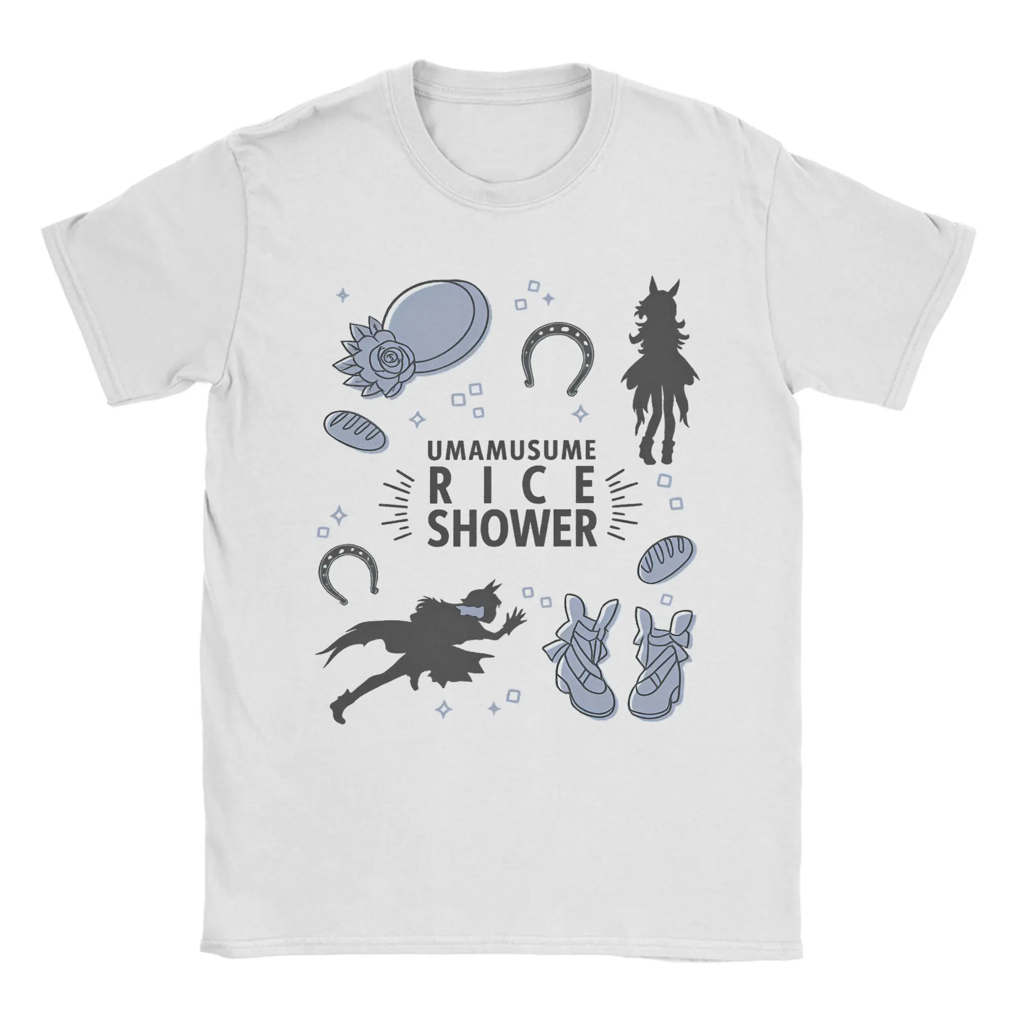 

Футболка Harajuku Uma Musume Pretty Derby Хлопковые футболки Хиппи Футболка для мужчин Пляжная Y2K Базовые футболки с короткими рукавами на заказ DIY