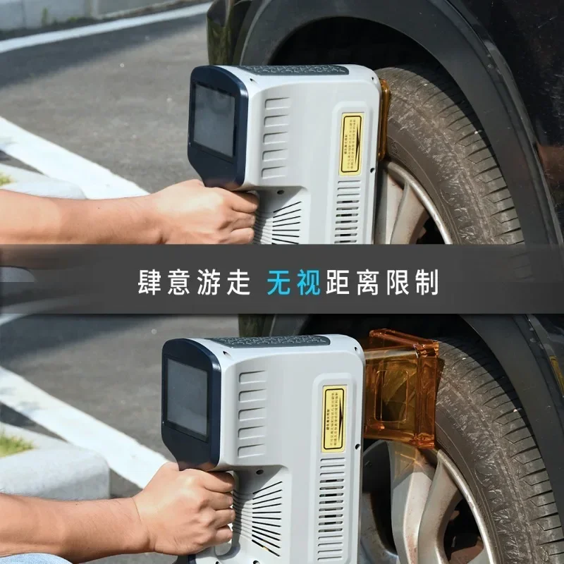 Portable Mini Fiber Laser Marking Machine for Metal Hard Plastic Rubber Tire Lettering