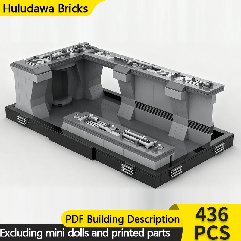 

Модель фильмов со звездами MOC, строительные кирпичи, сцена для прихожей, диорама, модульная технология, детские праздничные подарки, сборные игрушки, костюм