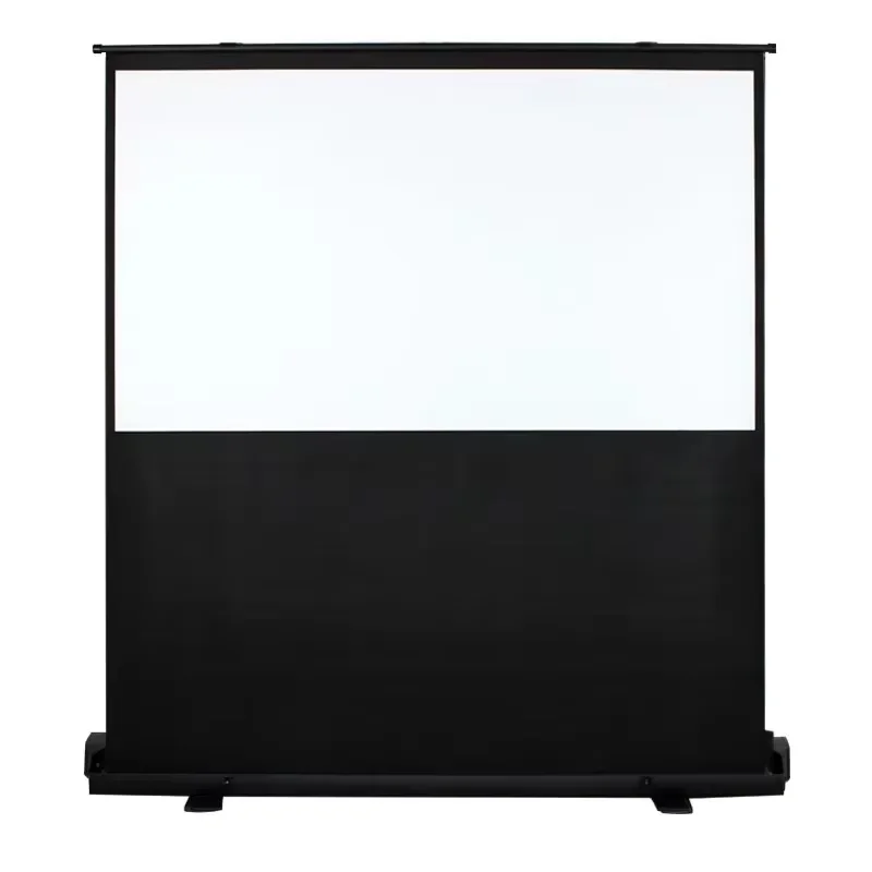 

Universal Portable Floor Standing Pull Up Projection Screen 60 - 100 Inch 16:9 4:3 for HD Projector Easy Storage 4K 3D Supported