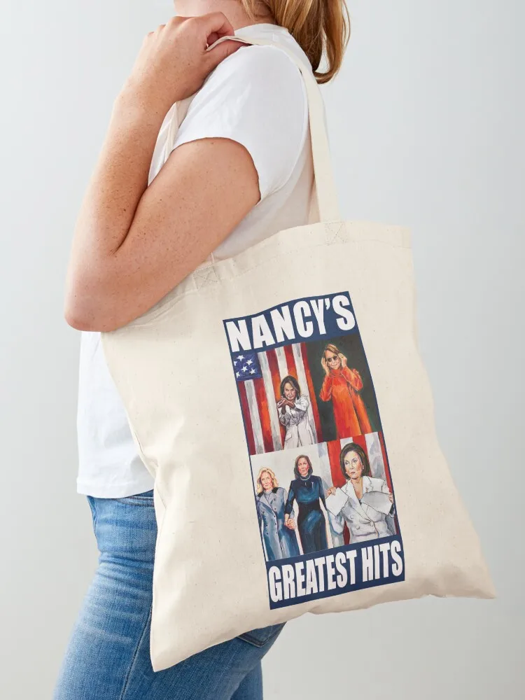 Speaker Pelosi’s Greatest Hits Tote Bag female bag free delivery bags Cloth bags canvas tote bags