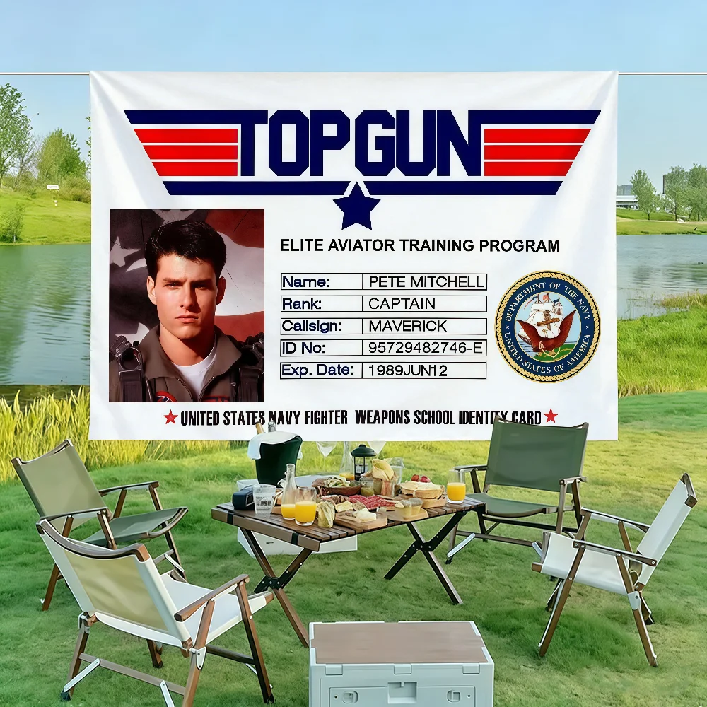 Adventure Movie T-Top Gun flag - Outdoor Adventure Club 评论和价格