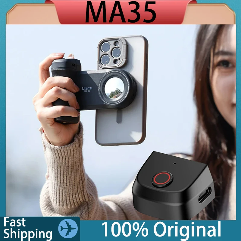 Original Ulanzi MA35 MagSafe Handle Selfie Bluetooth Shutter Smartphone Camera Custom Stablizer Vertical Horizontal Shooting