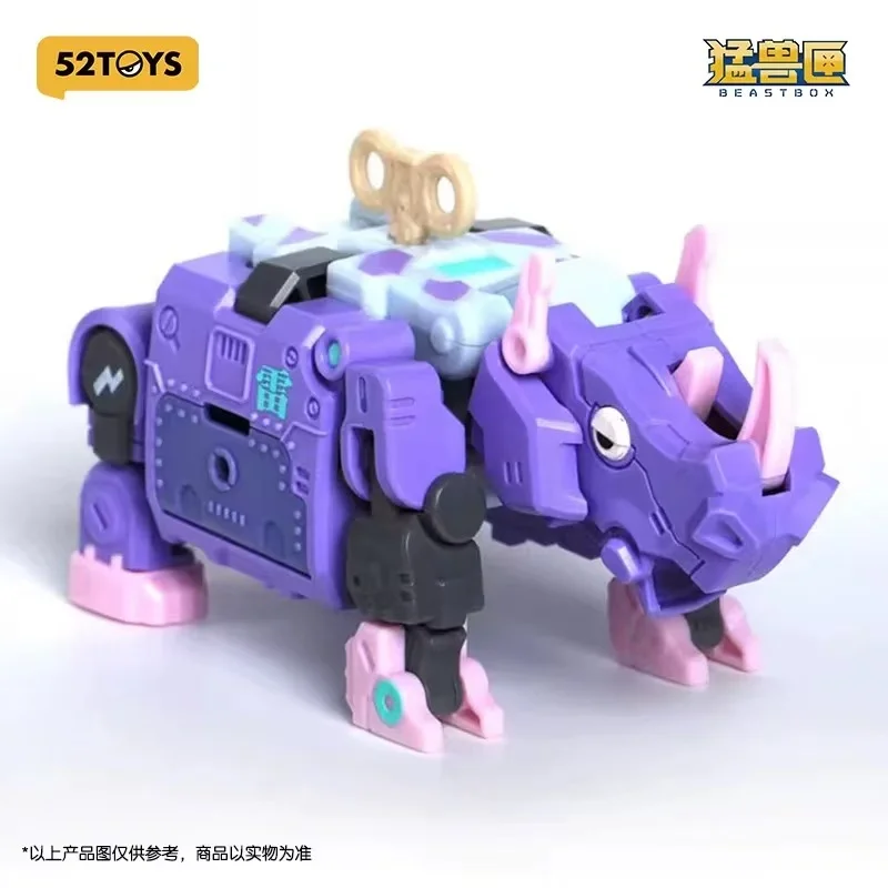 52 juguetes Beast Box Series Rhyden Behemoth Rhino Kit de modelo transformable-figura de acción mecánica coleccionable, regalo de cumpleaños