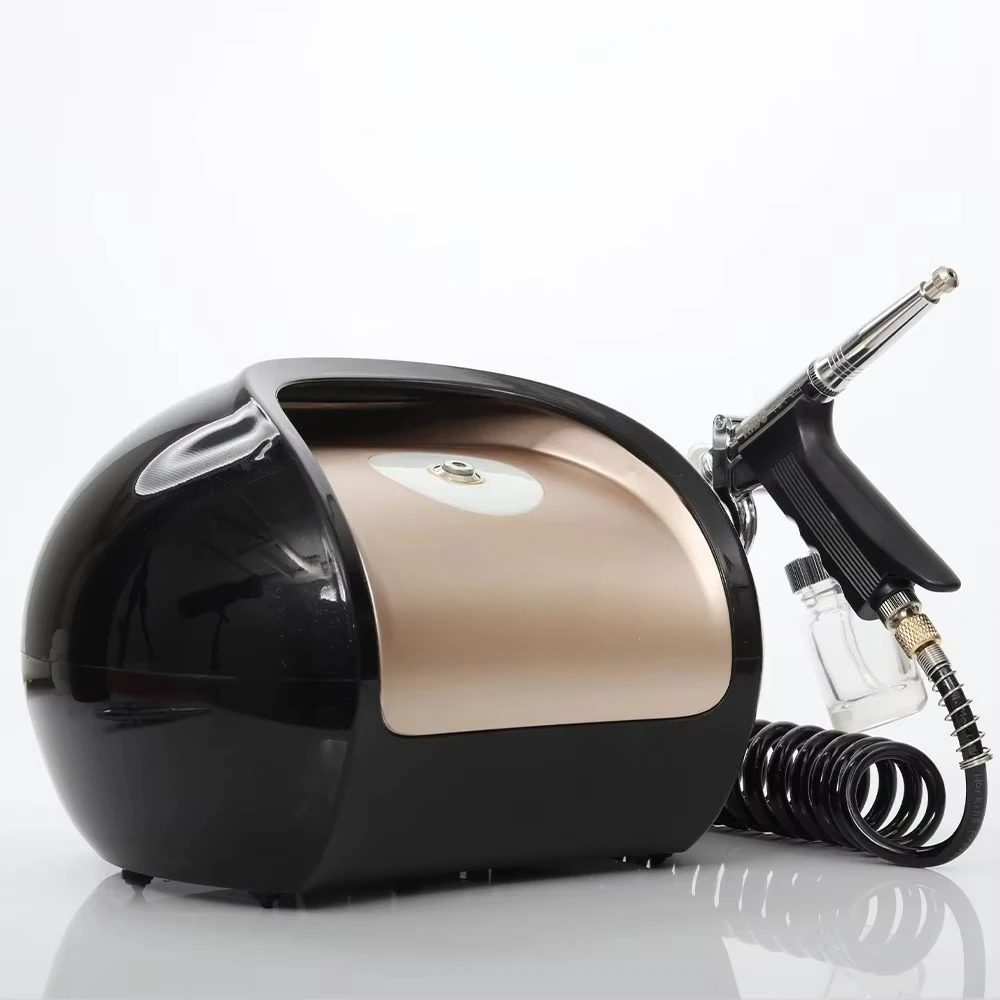 

Аэрограф с давлением воздуха 43 фунта на кв. дюйм, расход воздуха 28 л/мин, супертихий, беззвучный. Лучший аэрограф для лица, макияжа, маникюра.