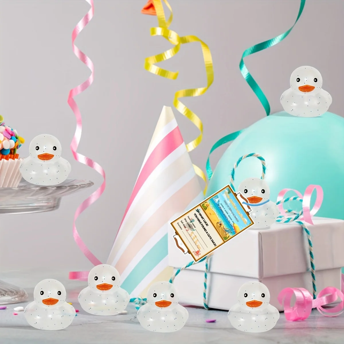 10-100 SZTUK Gumowa kaczka do kąpieli Zabawki dla chłopców i dziewczynek, piskliwe i pływające kaczki luzem Dekoracje na Baby Shower Kaczka Ulubione imprezy