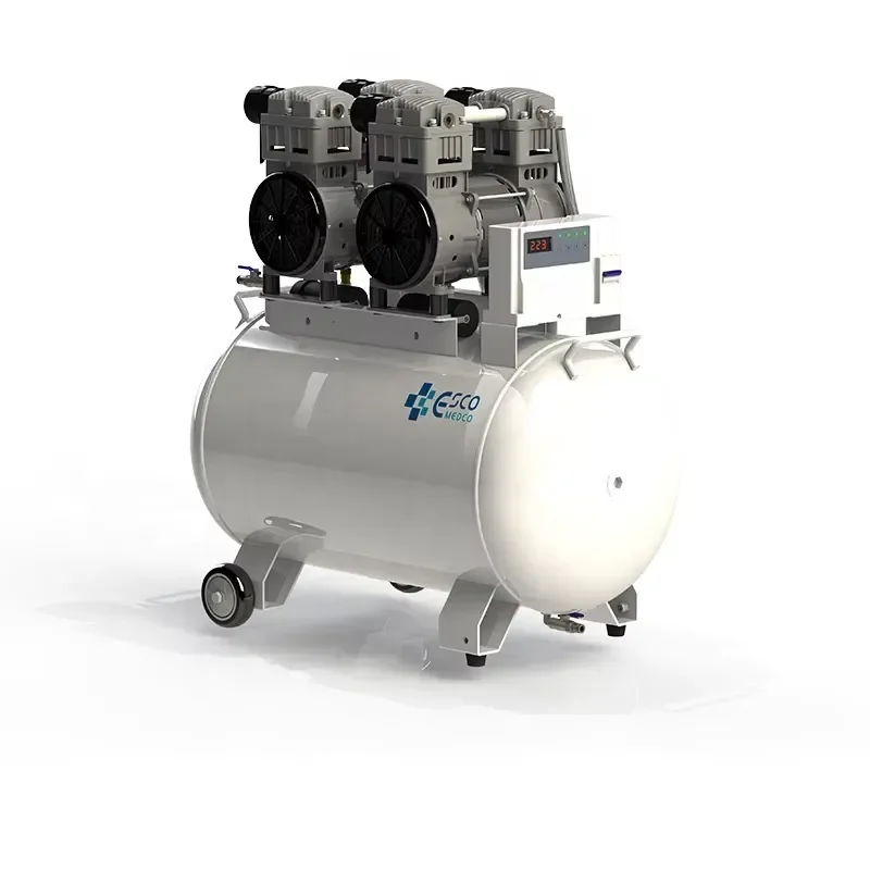 ESCO Brand Portable Oil Free Multiple Models Medical Silent Chair air Compressor with air Dryer