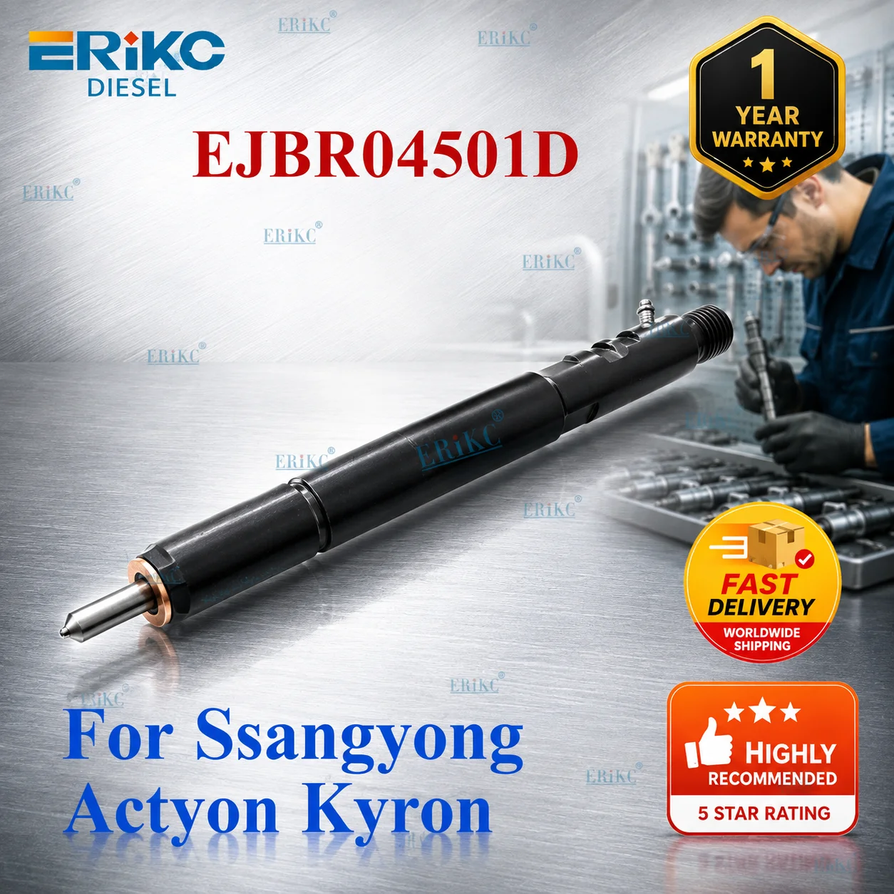 A6640170121 4501D Топливный насос-дозатор EJBR04501D Дизельный инжектор EJB R04501D для Ssangyong Actyon Kyron