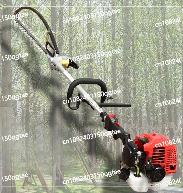 Lengthening Bar Hedge Trimmer High-Altitude Gasoline High Branch Hedge Trimmer Telescopic Rod Pruning Machine Arc