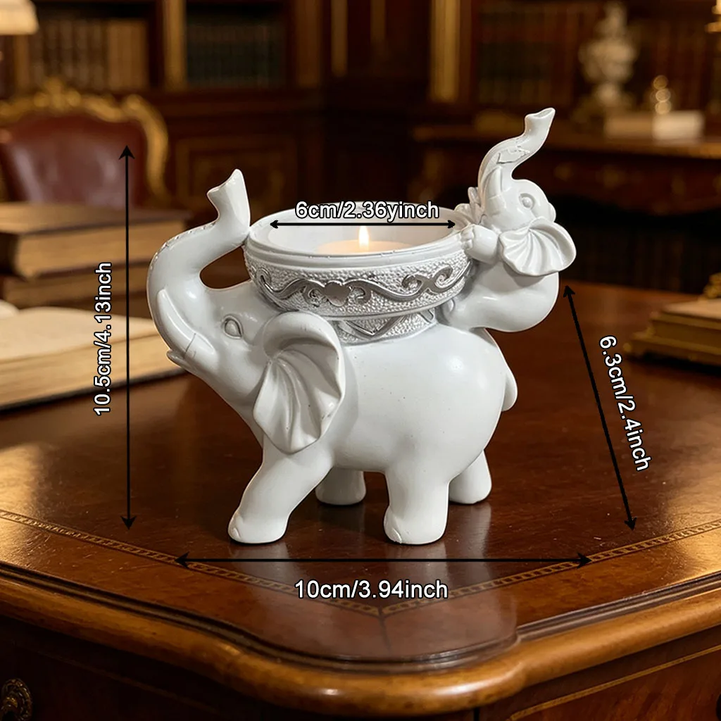 Elephant figurine, fun candy tray, key bowl, home décor table, figurine, sundries, containers, accessories, storage box, desk, b
