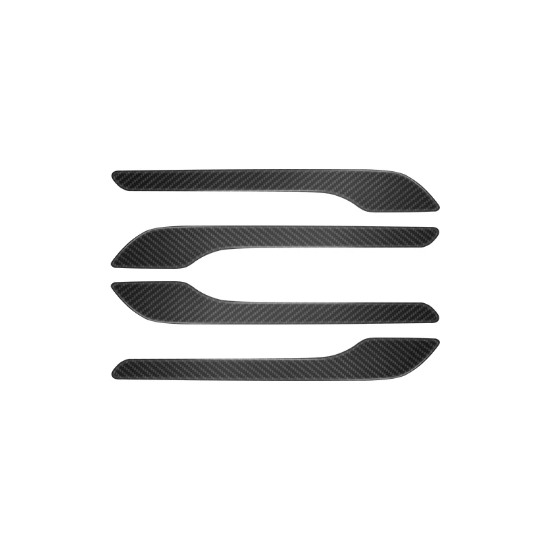 Suitable for Tesla Model 3/Y Highland 2025 – Dry carbon fiber exterior door handle stickers, bright carbon tuning upgrade.