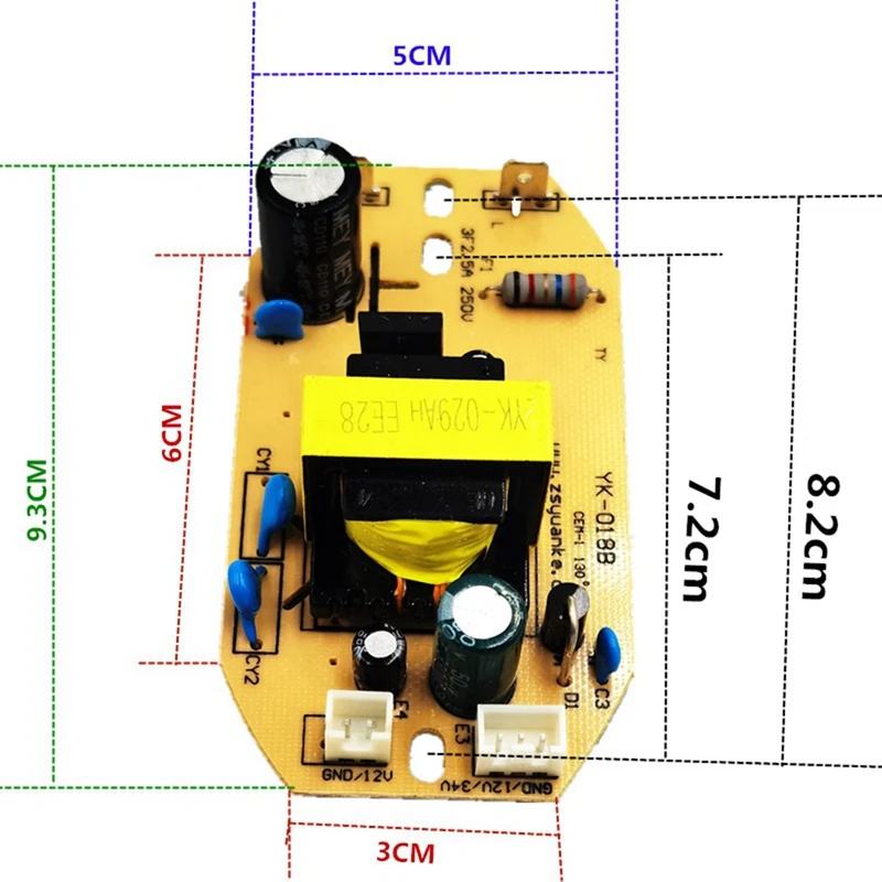 12V 34V 35W Universal Humidifier Board Replacement Part Component Atomization Circuit Plate Module Control Power Supply