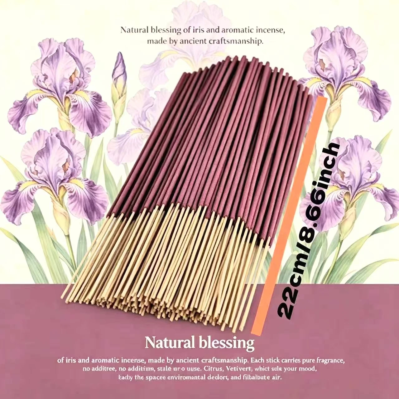 22cm Irisbloem wierookstokjes  - Home Fragrance Iris recensie en prijs