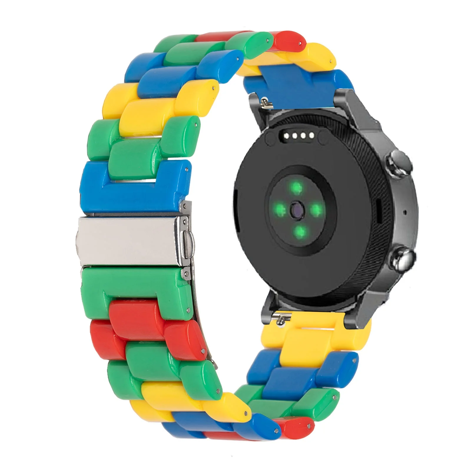 

Acrylic Strap Bands for Ticwatch E3 20mm Band, Adjustable Color Strap